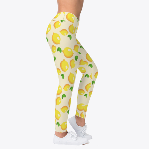 Custom Lemon Lovin' Leggings Workout Leggings