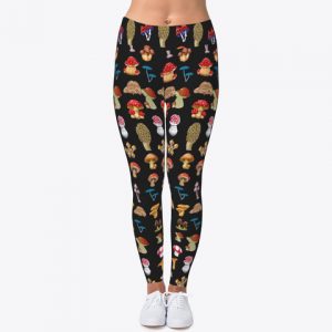 Custom Mashroom Leggings Workout Leggings