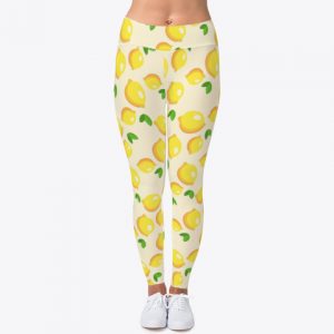 Custom Lemon Lovin' Leggings Workout Leggings