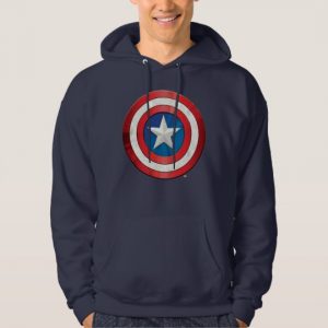 Custom Avengers Classics | Captain America Brushed Shield Hoodie