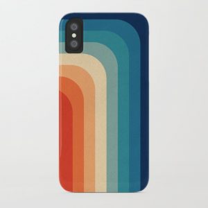 Custom Retro 70s Color Palette III iPhone Case